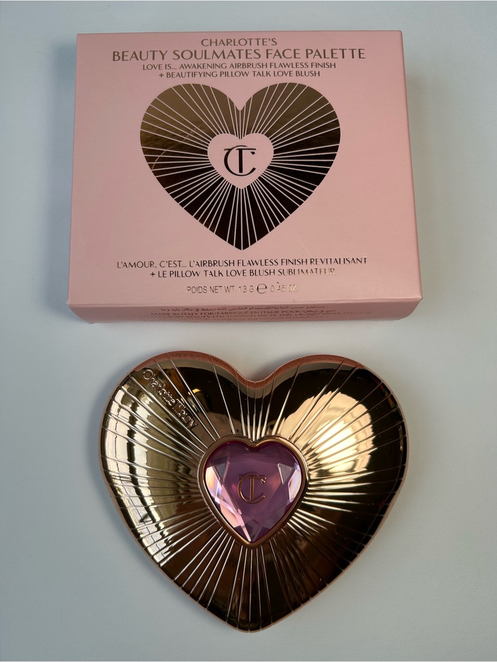 NWT🌷Charlotte Tilbury Pillow Talk Beauty Soulmates Palette in “Flawless Pink” - Picture 2 of 15